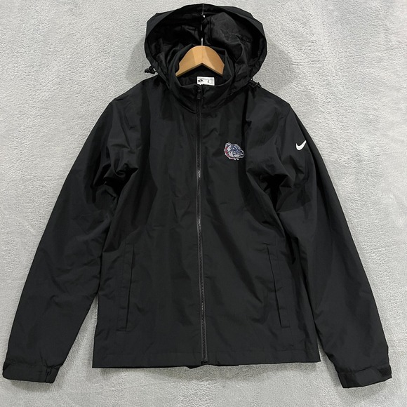 Nike Gonzaga Bulldogs Jacket Women's Medium‎ Full Zip Hood Storm Fit - Picture 1 of 11